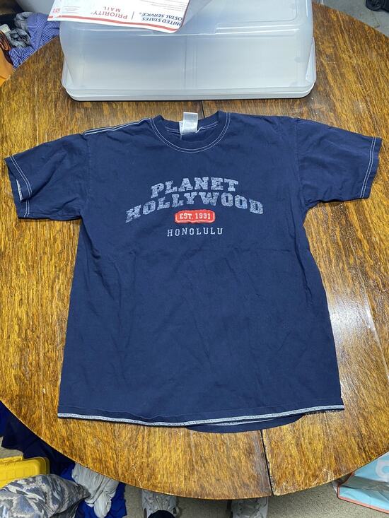 Planet Hollywood Other - Vintage Planet Hollywood Honolulu Black Blue USA Tee T-Shirt Medium